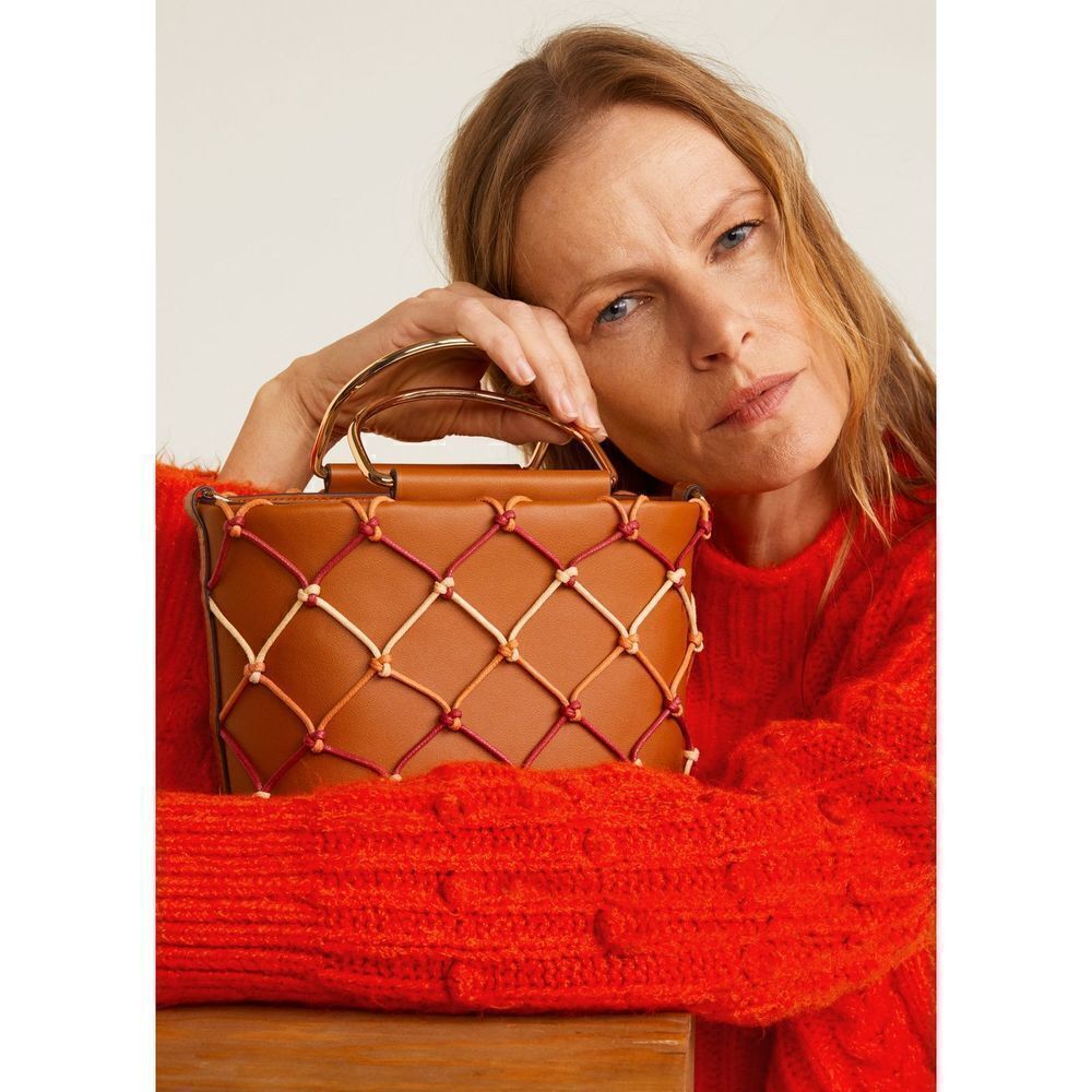 Bucket Net Bag Mango Drawstring Medium NWT - Picture 4 of 8
